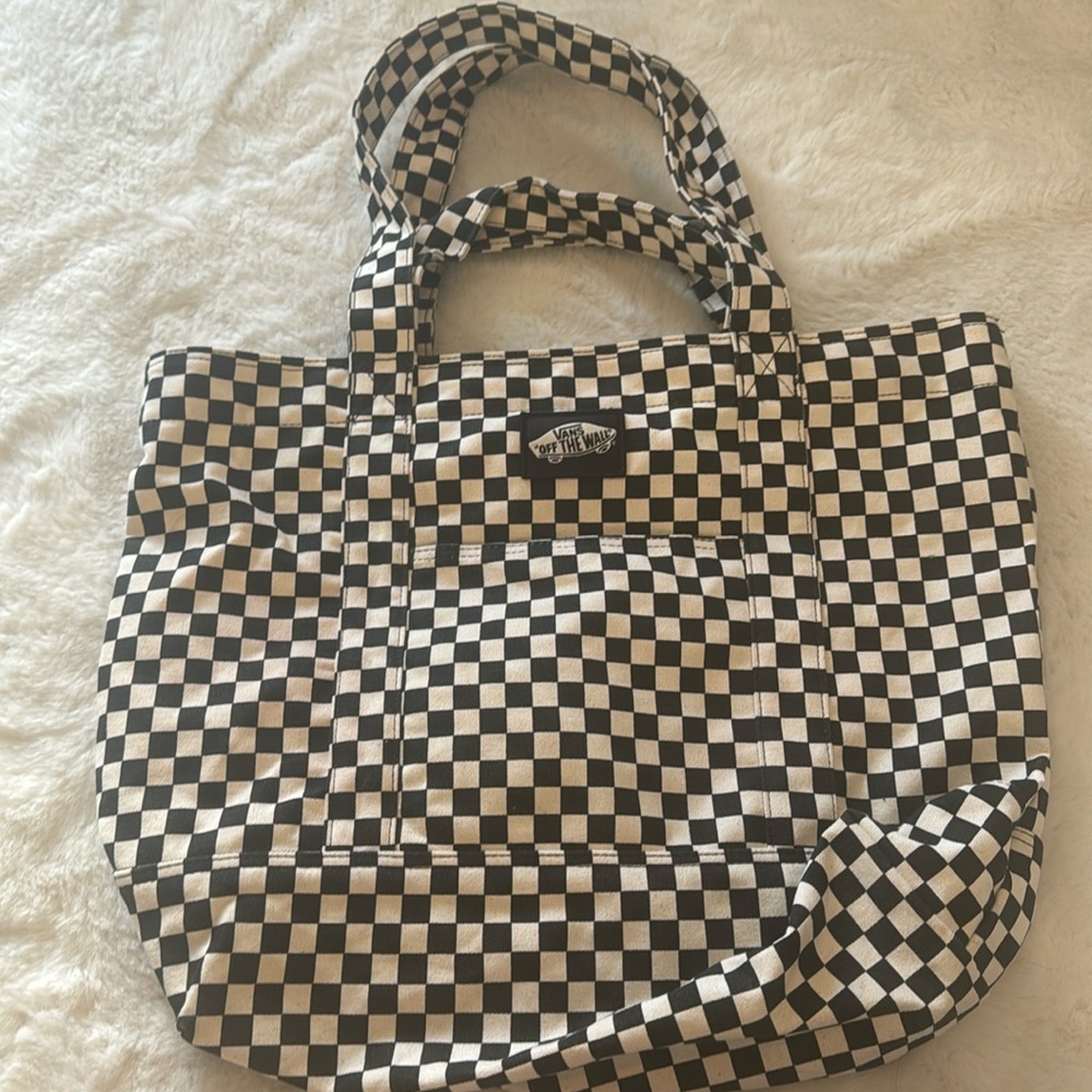Vans Checkered Oversized Tote🏁